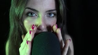 CLOSEUP ASMR Kisses mouth sounds unintelligible whispers [upl. by Zetnauq]