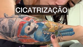 Cicatrização da Tattoo  parte 1 [upl. by Grewitz]