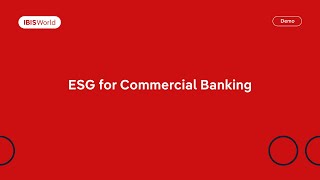 ESG for Commercial Banking [upl. by Ailegave]