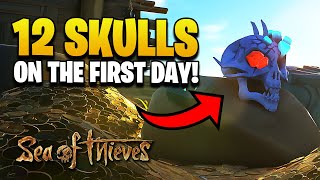 We Got 12 Skulls of the Siren Song on the First Day Sea of Thieves Gameplay [upl. by Aihgn]