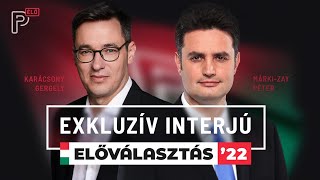 Karácsony visszalép MárkiZay javára  Exkluzív páros interjú [upl. by Norrahc]