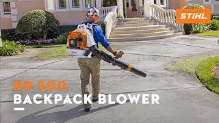 STIHL BR 800 Blower  Features and Benefits [upl. by Zane593]