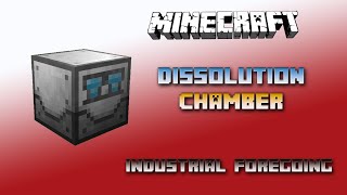 Dissolution Chamber 💎 Minecraft Industrial Foregoing Tutorial 💎 English [upl. by Katie416]