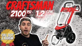 Craftsman 2100psi Electric Pressure Washer 12gpm Unboxing and Review  Is 2100psi accurate [upl. by Bowie]