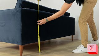 Furniture Fundamentals with Kyle Schuneman  How Sofa Dimensions Determine Comfort [upl. by Lightman]