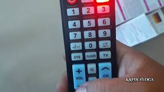 How to set universal tv remote [upl. by Harvard]