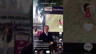 Jean Luc Melenchon parodie la chanson Anissa de Wejdene sur TikTok [upl. by Annodas]