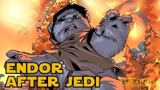 What Happened to Endor After Return of the Jedi  Star Wars Explained [upl. by Lesoj]