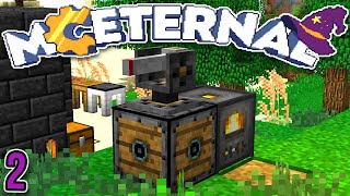 Minecraft Eternal Ep 2  Potato Turret [upl. by Bow541]