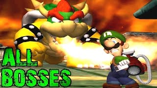 Luigis Mansion  All Bosses No Damage [upl. by Hsoj]