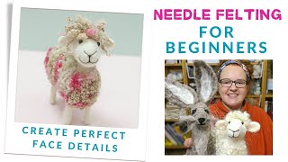 Mastering Needle Felting Creating Adorable Animal Faces With Expert Techniques [upl. by Nylirehs]