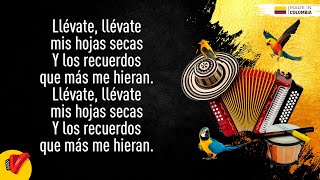 Mis Hojas Secas Binomio De Oro De América Video Letra  Sentir Vallenato [upl. by Enyalaj]