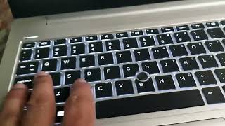 HP Elitebook Keyboard Backlight onoff Shortcut Turn on Caption [upl. by Rainwater739]