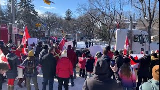 Rally held in Regina against COVID19 restrictions [upl. by Lenka]