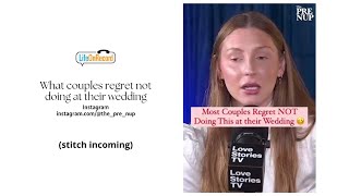 Biggest wedding couples regret [upl. by Tomchay]