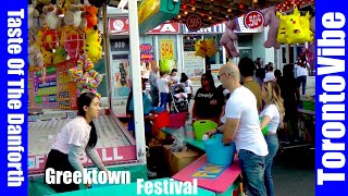 Greektown Festival  Taste Of The Danforth Toronto Canada [upl. by Ugo]