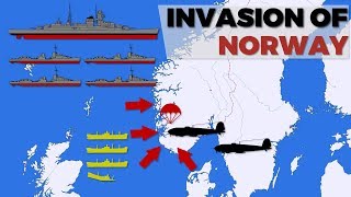 Invasion of Norway amp Denmark  Operation Weserübung [upl. by Naitsihc]