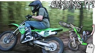 PUSHING A KX100 TO ITS LIMITS  Went TOO FAR [upl. by Novyar564]