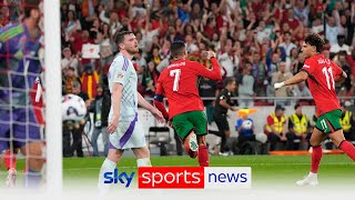 Cristiano Ronaldo gives Portugal late win over Scotland [upl. by Woolcott]