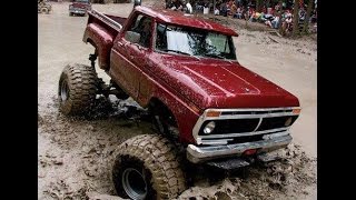 Mud bogging BIG Truck extreme terrain [upl. by Magdala]