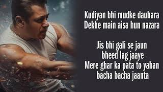 Radhe Title Track Lyrics HD Radhe  Your Most Wanted Bhai  Salman Khan amp Disha Patani [upl. by Pope]