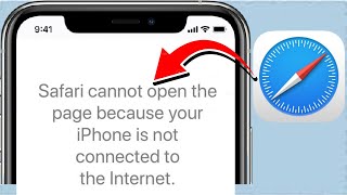 How to fix Safari cannot open the page because your iPhone is not connected to internet  iOS 14 [upl. by Oigres753]