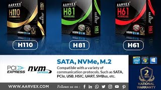 AARVEX H81M MOTHERBOARD Unboxing amp Review [upl. by Ikik]