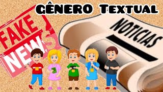 Gênero Textual Notícia  TEXTO JORNALÍSTICO [upl. by Retsek]