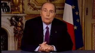 Allocution de François Mitterrand [upl. by Hollington]