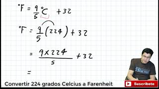 Convertir grados Celsius a Fahrenheit [upl. by Lunna]