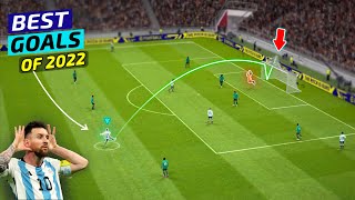 10 Min TOP GOALS I SCORED in Year 2022  efootball 2023 mobile [upl. by Annait812]