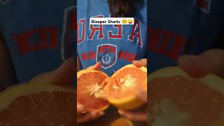 Bloopers Shorts🤣funnyshorts funnyvideo bloopers viralshort cuttingfruitfun cute for foryoul [upl. by Aerdnaz]