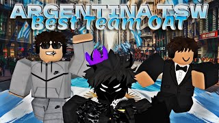 The Best Team Of All Time Argentina TSW  touchfootball roblox [upl. by Annohsal949]