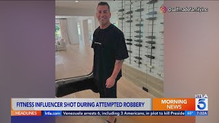 Popular fitness influencer remains in critical condition after attempted robbery in BelAir [upl. by Afrikah835]