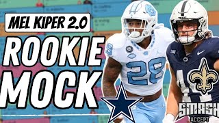 2025 Dynasty Superflex Rookie Mock Draft w Mel Kiper Landing Spots [upl. by Atorod825]