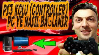 PS3 KOLU PCYE NASIL BAĞLANIR REHBERİ  HOW TO USE PS3 CONTROLLER ON PC [upl. by Sidwohl]