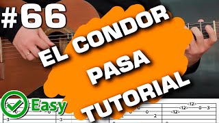 El condor pasa guitar lesson acoustic cover fingerstyle tutorial tab  guitarclub4you [upl. by Anema385]