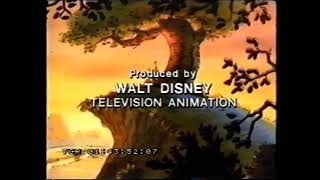 The New Adventures of Winnie the Pooh Up Up and Away Australian Demo VHS Closing Disney 1989 [upl. by Asilef]