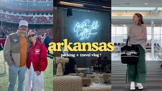 A Weekend in Arkansas  packing traveling football game and more [upl. by Pentheas]