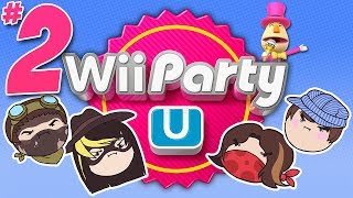 Wii Party U Sketchy Situation  PART 2  Steam Rolled [upl. by Tdnerb]