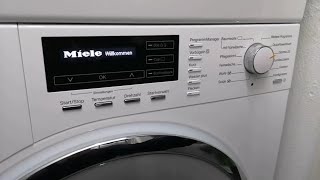 Miele PowerWash W1 20 TwinDos und Flusensieb Reinigen Clean [upl. by Evilo]