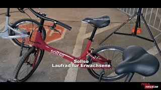 sollso  Laufrad für Erwachsene  Velo Berlin 2022 [upl. by Anirba]