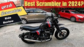 2024 Yezdi Scrambler Ride review  Best scrambler [upl. by Yakcm]