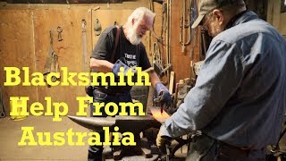 Blacksmithing Help From Australia on the Borax Water Wagon  Engels Coach Shop [upl. by Erina944]