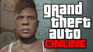 GTA 5  How to make FRIENDS on GTA Online Funny Moments on GTA V SHANIQUA RETURNS [upl. by Annerol508]