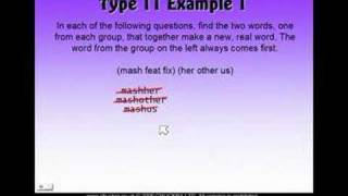 11 Plus Verbal Reasoning Type 11 [upl. by Yenaiv]