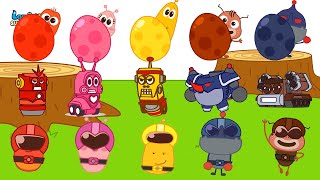 NEW SURPRISE EGGS  LARVA RANGERS  EGG SONG  SUPER BEST SONGS FOR KIDS  LARVA KIDS [upl. by Hoeve]