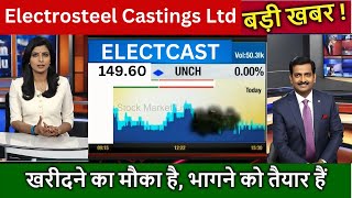 Electrosteel Castings Ltd Share Latest News ELECTCAST Stock Technical Analysis [upl. by Alaaj]