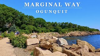 4K Marginal Way Perkins Cove amp Ogunquit Maine Scenic Summer Walking Tour with Binaural 🎧 [upl. by Ericka566]