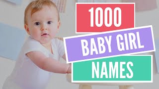 1000 Top Trending Baby Girl Names for 2020 You may Fall In Love With [upl. by Kinnie657]